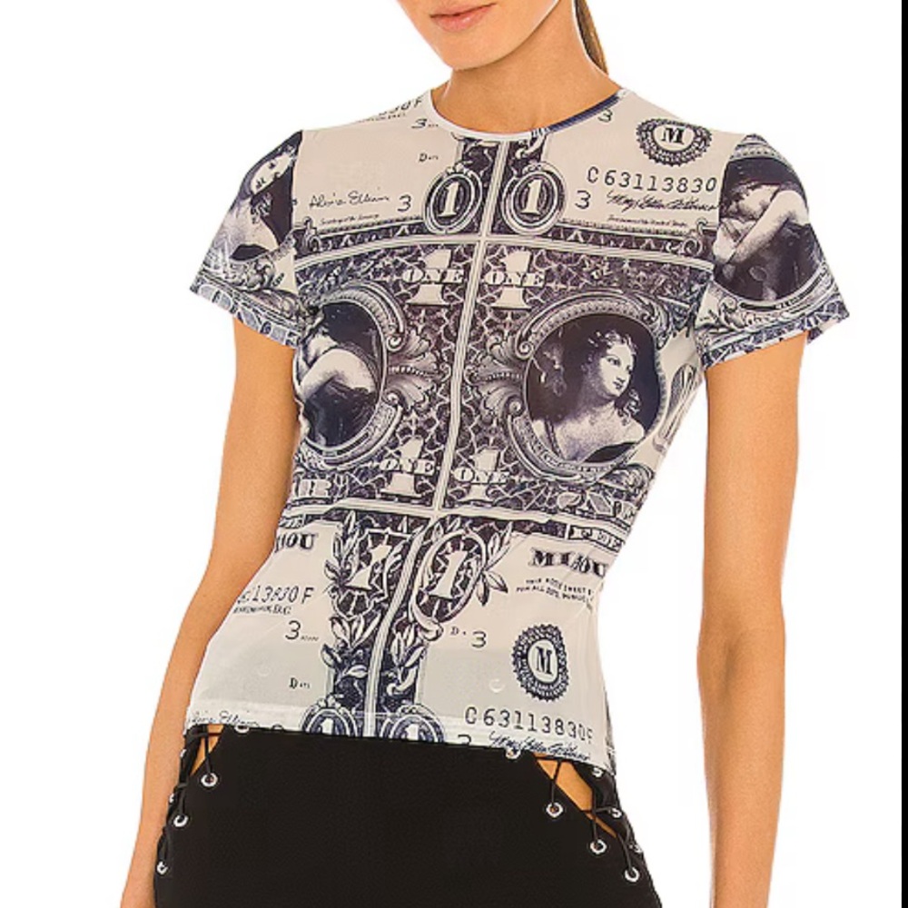 Miaou Money Mesh tee